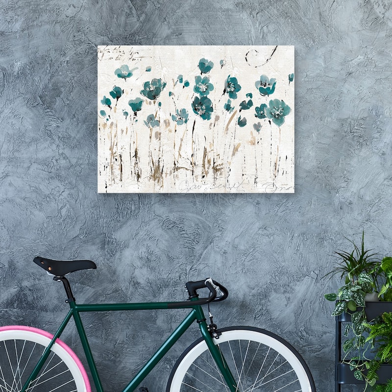 Abstract Balance IV Blue by Lisa Audit Canvas Art Print