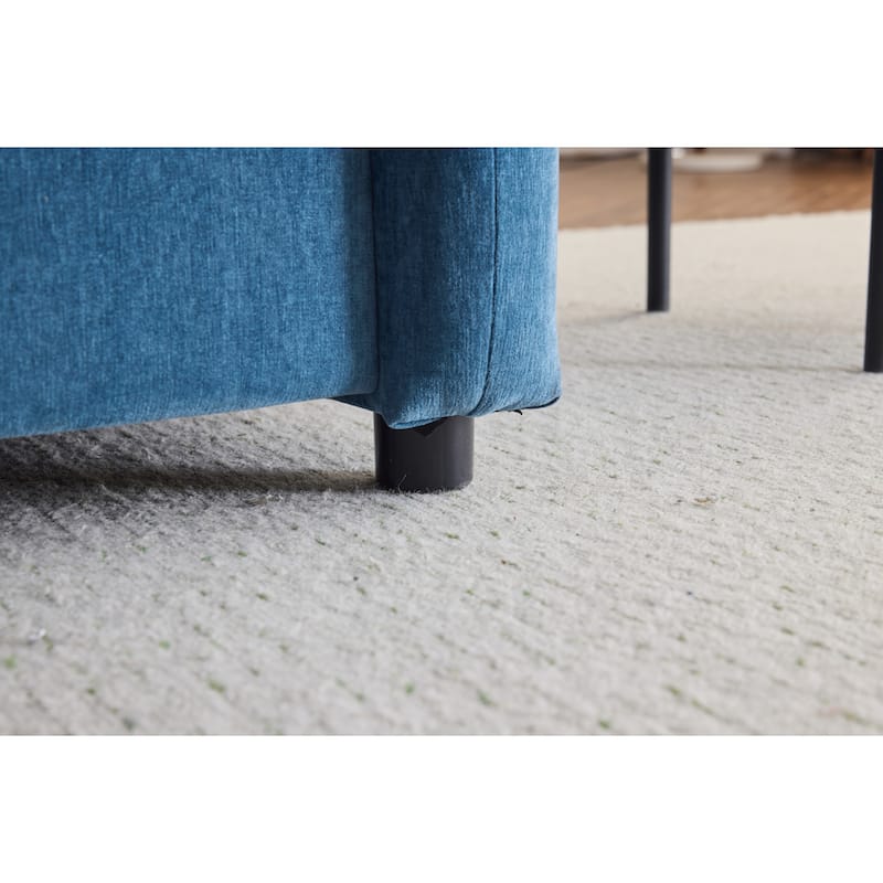 Chenille Oversized Lounge Chair with Thick Cushions and High Back Support Wide Seat