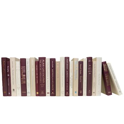 Books Burgundy Decorative Accessories: Cabernet Color By The Foot