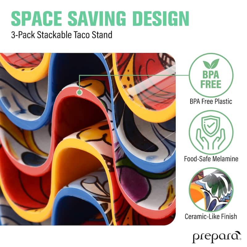 Prepara Taco Holder Variety Pack