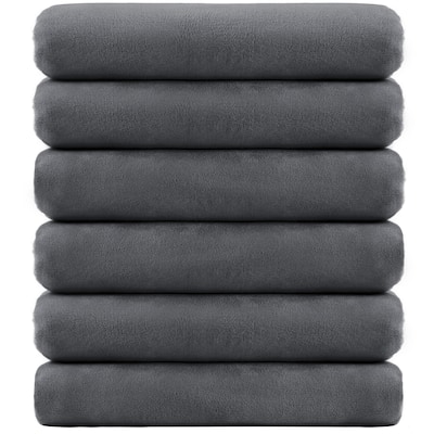 6 Piece Towel Set Bath Towel 27" x 55" - 27"x55"