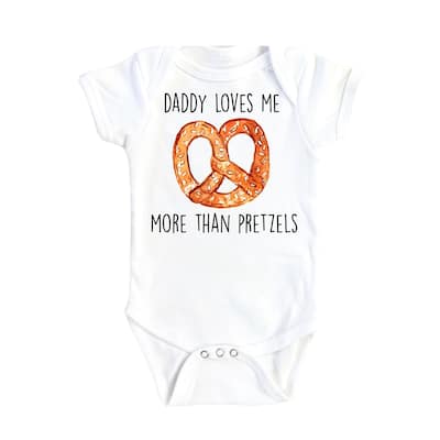 Pretzel - Baby Boy Girl Clothes Infant Bodysuit Funny Cute Newborn 1B