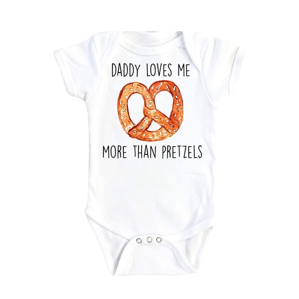 Pretzel - Baby Boy Girl Clothes Infant Bodysuit Funny Cute Newborn 1B