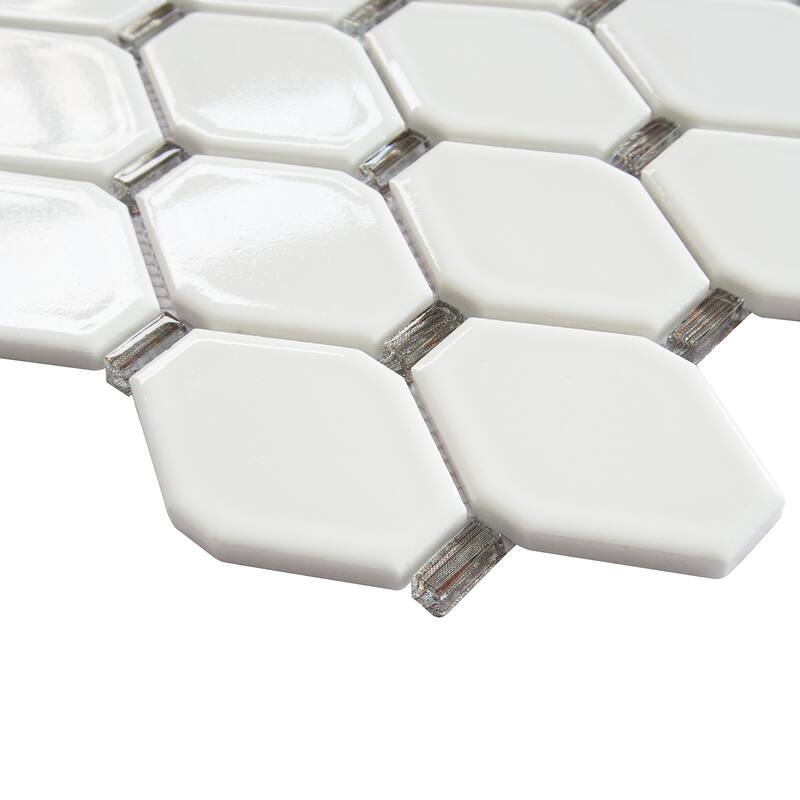 Altair Badajoz Honeycomb Glass Mosaic Floor and Wall Tile