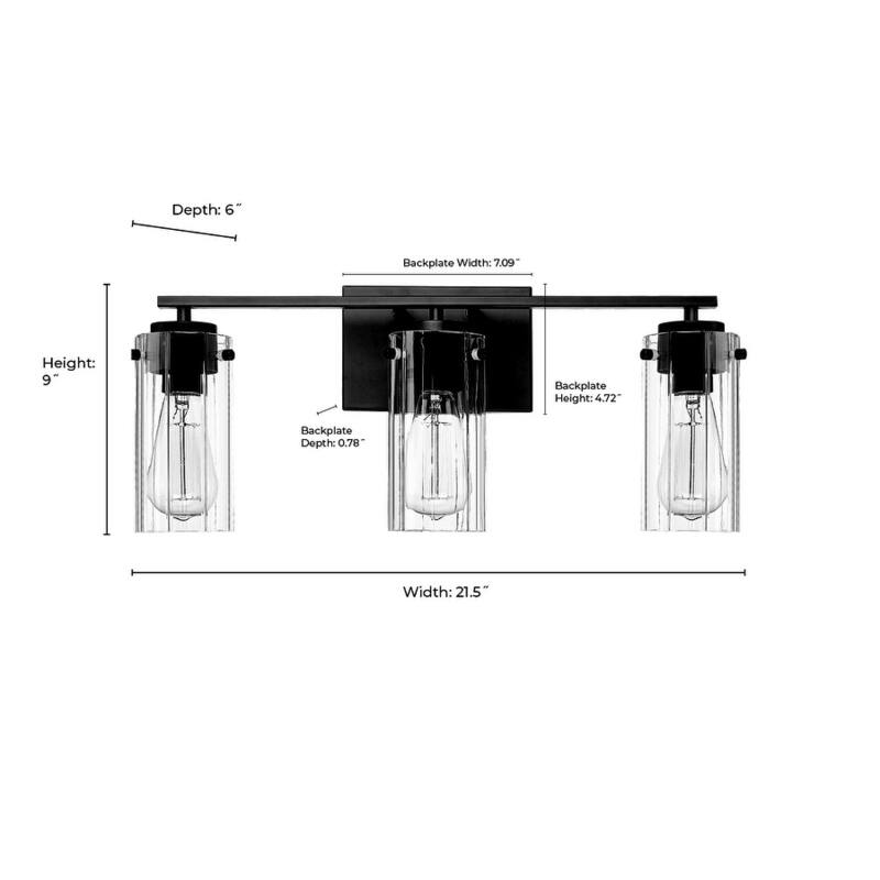 Millennium Lighting Serena 3/4 Light Vanity Fixture