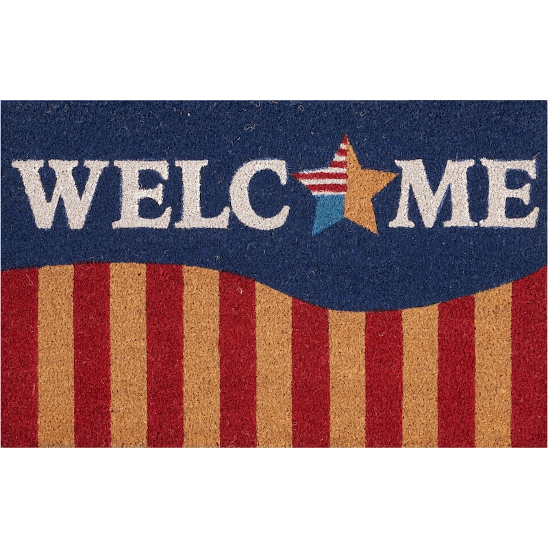 Nourison Casa Bella Indoor/outdoor Blue Area Rug - 1'6"X2'4" - Red/White/Blue - 1'6"X2'4"