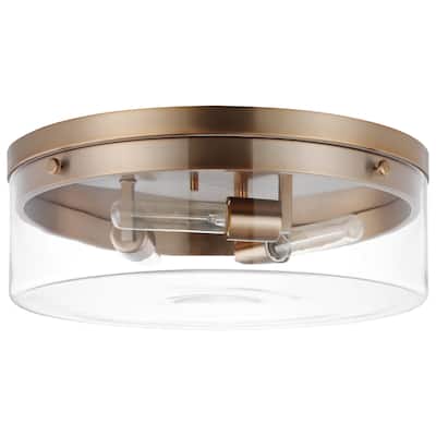 Nuvo Lighting 60/7538 Intersection 2 Light 17" Wide Flush Mount Drum