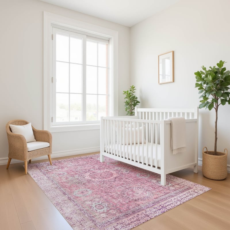 Premium Washable Super Soft Vintage Traditional Mayfield Rug