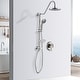 preview thumbnail 2 of 26, Proox 5-sprayer Rain Shower Faucet with Handheld Shower Soap Dish