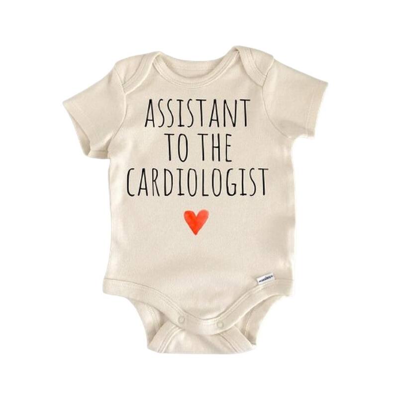Cardiologist Doctor Heart - Baby Boy Girl Clothes Infant Bodysuit Funny Cute Newborn