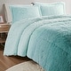 preview thumbnail 12 of 19, Intelligent Design Ella Ombre Shaggy Long Fur Comforter Mini Set