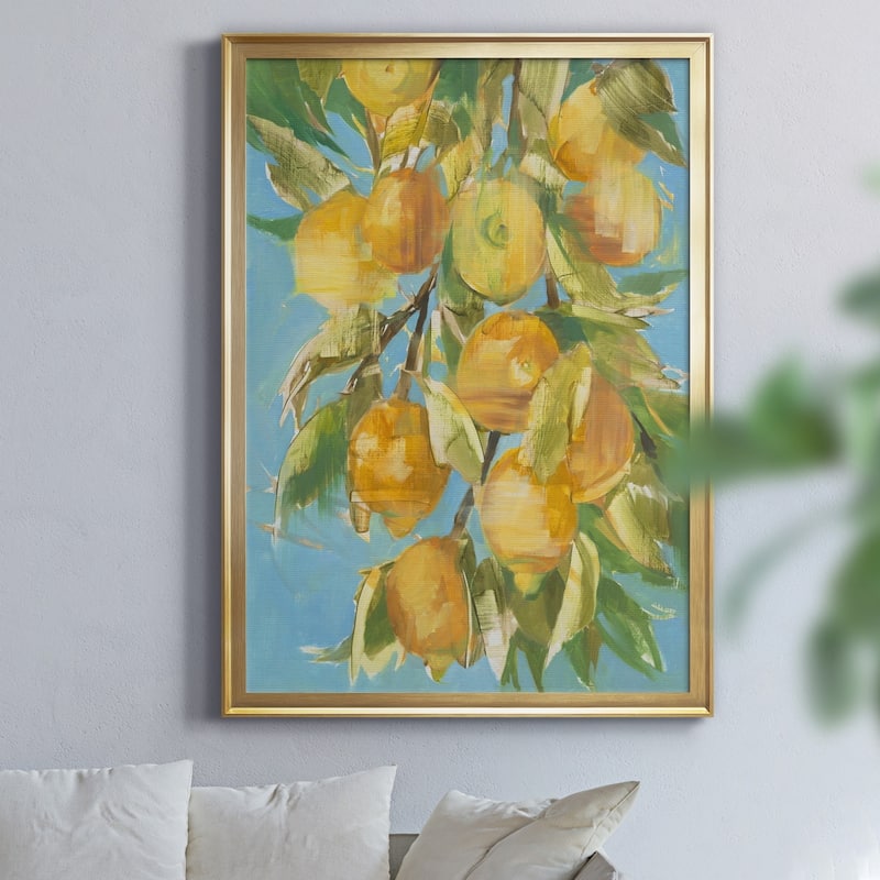 LOVELY LEMON Premium Framed Canvas - Ready to Hang