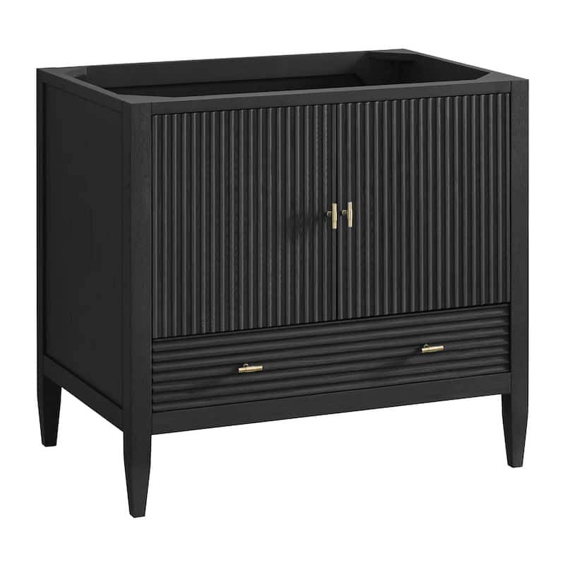 James Martin Vanities Myrrin 36" Vanity, Carbon Oak
