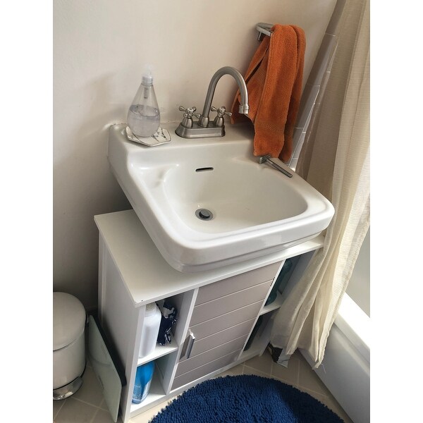 Shop Custom Diy Bath Non Pedestal Under Sink Cabinet Diamond Handle Overstock 26436117