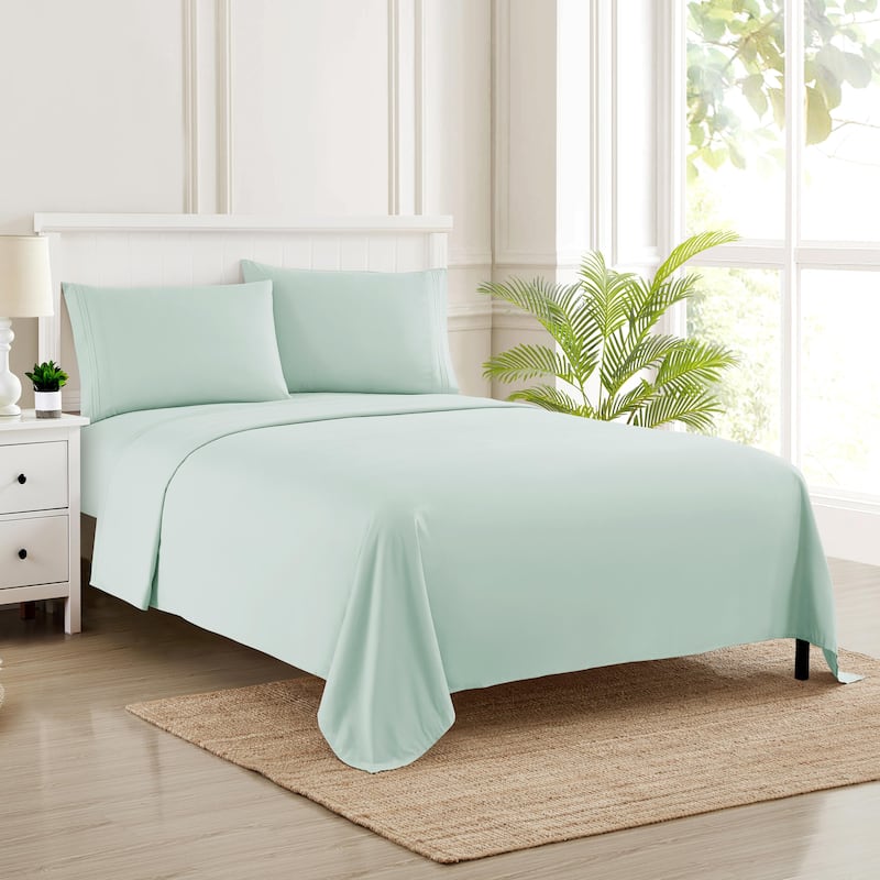 RV Queen 6-Piece Bed Sheet Set - Mint