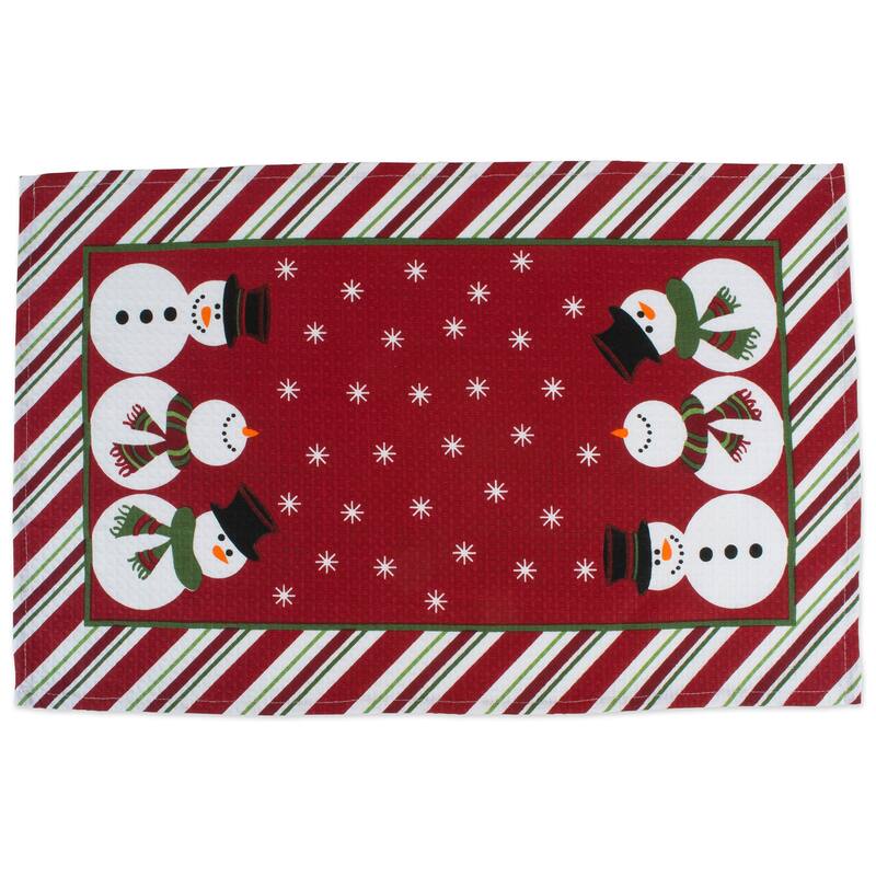 DII Assorted Christmas Printed Dishtowel