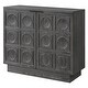 preview thumbnail 5 of 7, 2-Door Storage Cabinet - 39.5" - Ebony Stained Finish