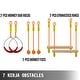 preview thumbnail 3 of 6, VEVOR Ninja Line Hanging Slackline Monkey Bars Kit Nylon Outdoor Slackline Kit