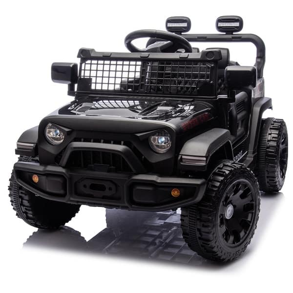 slide 2 of 20, 24V Kids Ride On Car Truck With Parent Remote Control, 4-wheel Suspension, Power Display, 1.86-3.11MPH Electric Car Black
