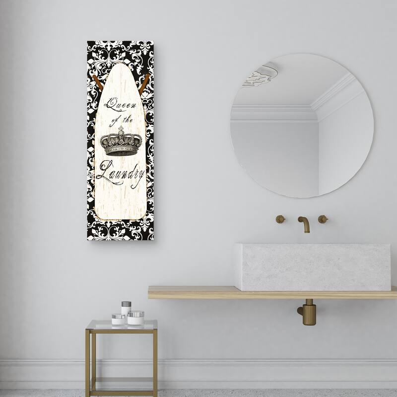 Queen of the Laundry Canvas Art Print