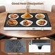 preview thumbnail 3 of 7, 1/2/3/4 PCS Electric Warming Tray w/Tempered Glass Top for Buffets