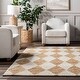 preview thumbnail 34 of 35, Nuloom Chaya Diamond Striped Jute Blend Area Rug