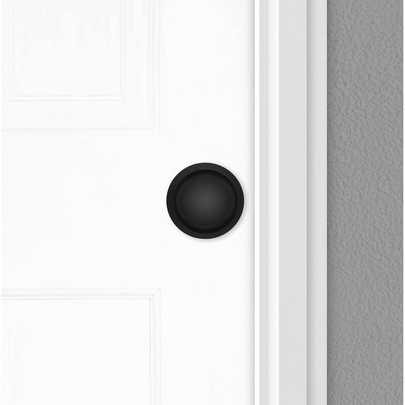 Kwikset Regina Passage Door Knob Set with Round Rose from the SafeLock