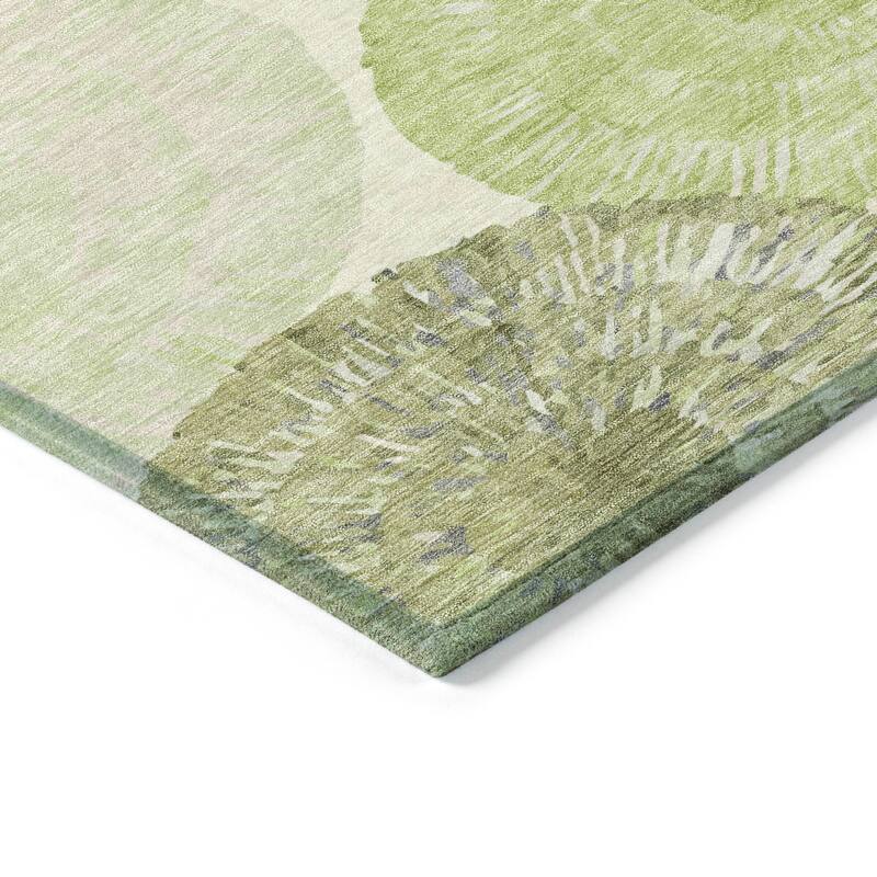 Machine Washable Indoor/ Outdoor Contemporary Devaughn Chantille Rug