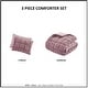 preview thumbnail 20 of 28, Intelligent Design Velvet Dream Puff 3 Piece Comforter Set