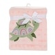 preview thumbnail 6 of 7, Lambs & Ivy Sea Dreams Cozy Pink Fleece Turtle Applique Baby Blanket