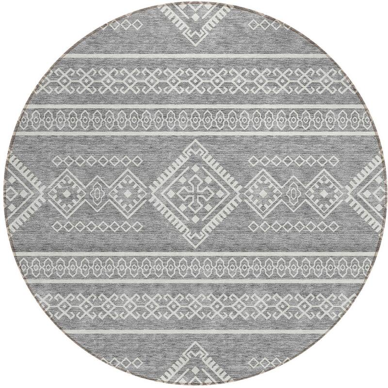 HomeRoots Southwestern Transitional Rectangle Outdoor Rug