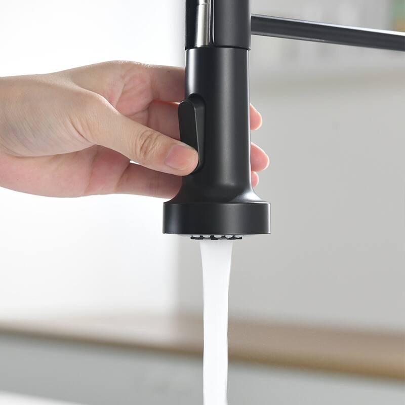 Kitchen Faucet with Battery Control Valve