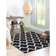 preview thumbnail 44 of 66, Contemporary Akiva Collection Area Rug 10' Square - Black