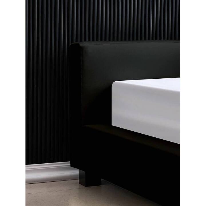 Greatime Modern leatherette Platform Bed