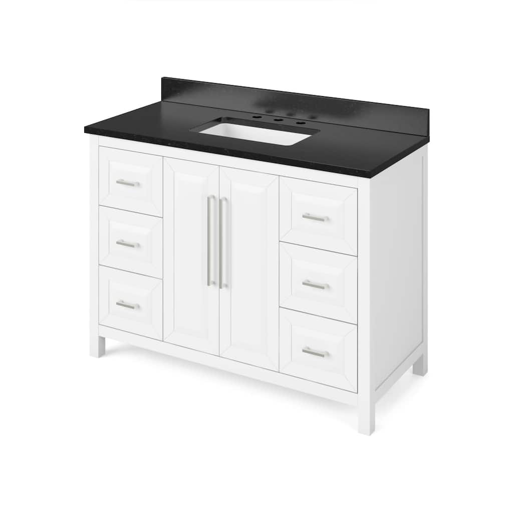 Jeffrey Alexander VKITCAD48R-GRANITE Cade 48" Free Standing Vanity Set
