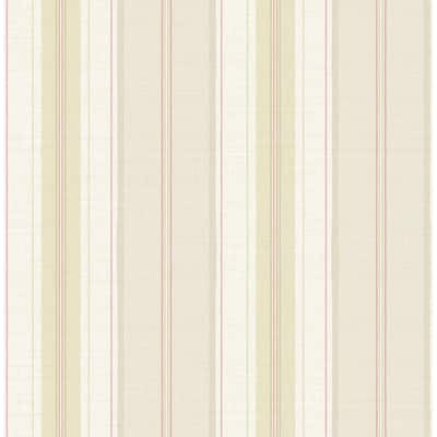 Seabrook Designs Hyrum Stripes Unpasted Wallpaper