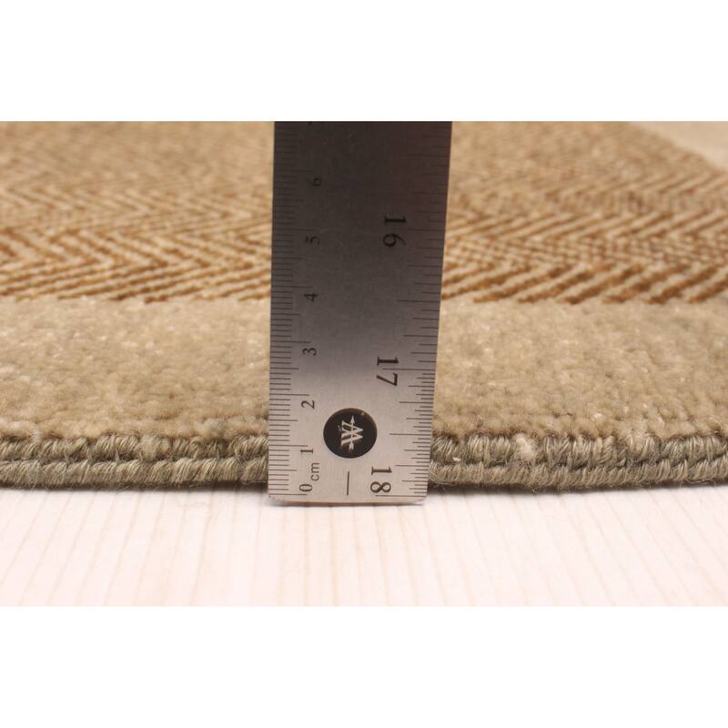 ECARPETGALLERY Hand-knotted Peshawar Ziegler Dark Brown, Grey Wool Rug - 4'0 x 6'3