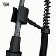 preview thumbnail 45 of 122, VIGO Edison 19" H Single Handle Pull-Down Sprayer Kitchen Faucet Set with Touchless Sensor
