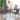 3/5-Piece Patio Bar Stool Set Wood-look Table & Grey Textilene Sling Fabric Swivel Bar Stools
