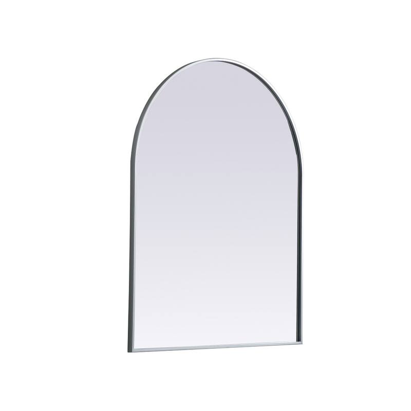 Indigo Home Metal Frame Arch Mirror 33x42 Inch