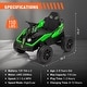 preview thumbnail 6 of 19, 24V Ride On Toys for Big Kids, 4 Eva Wheels Utv
