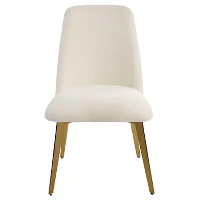 Uttermost Vantage Off White Fabric Dining Chair - 20.5"W x 35"H x 26"D