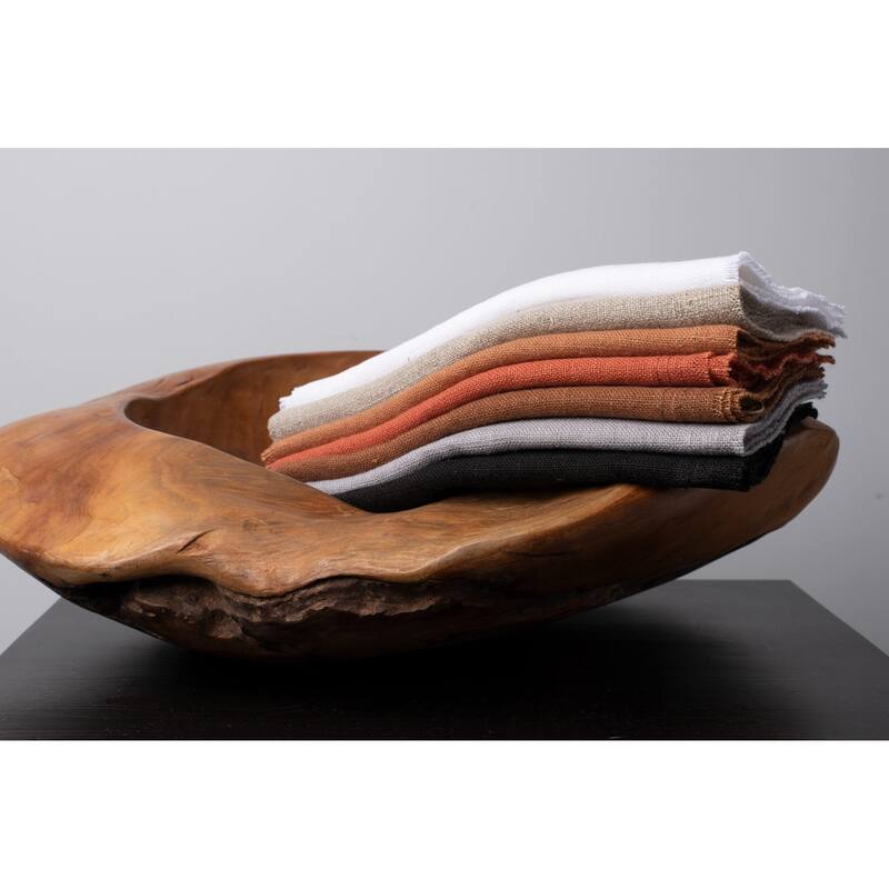 Raphael, Linen, Cocktail Napkin Set (Set of 4)