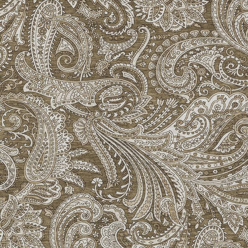 HomeRoots Paisley Transitional Rectangle Outdoor Rug