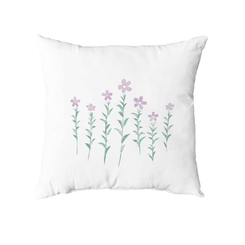 Periwinkle Throw Pillow - Purple - 16" x 16"