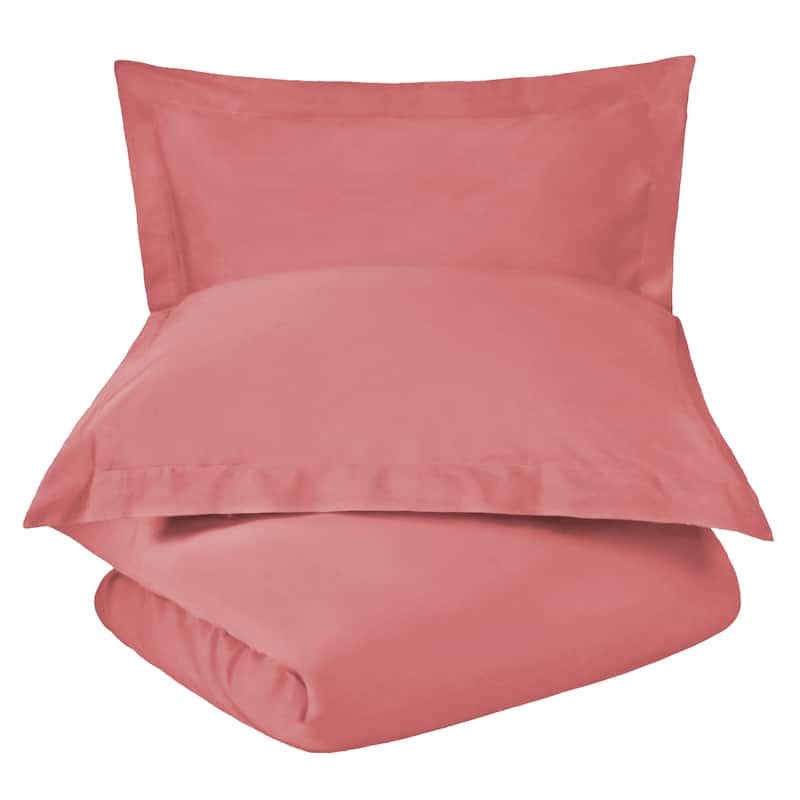 Superior 600 Thread Count Cotton Blend Duvet Cover Set