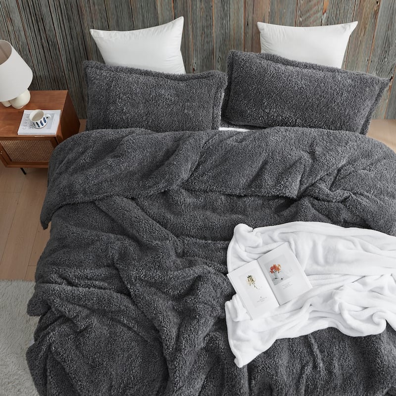 Pumi - Coma Inducer® Oversized Comforter Set - Dark Gray