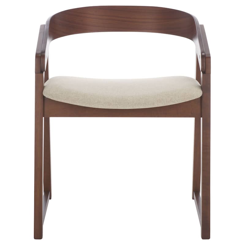 SAFAVIEH COUTURE Hildabryna Wood Dining Chair (Set of 2) - 21"W x 21"D x 26"H