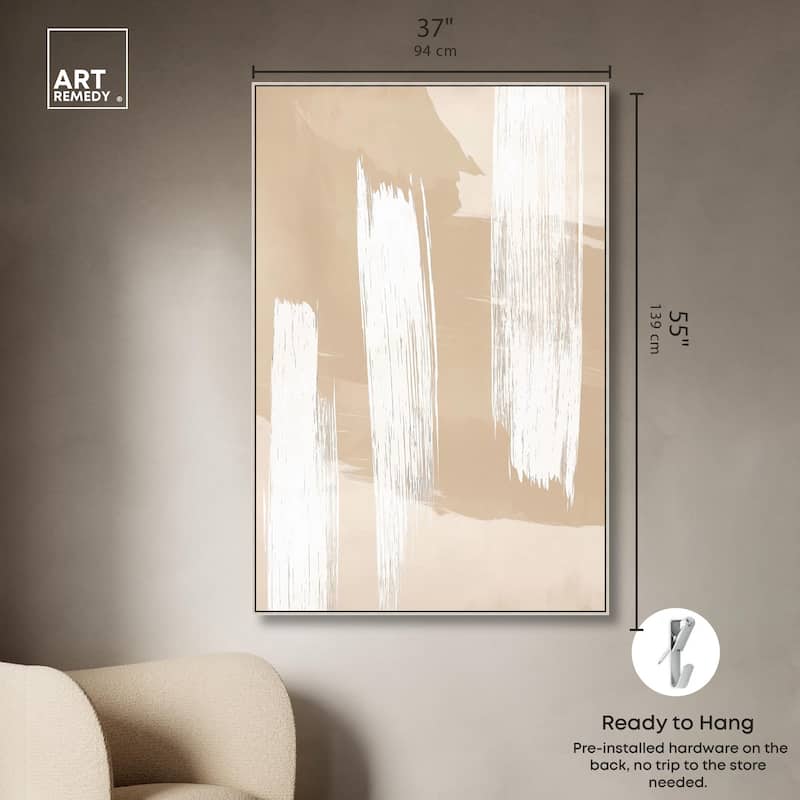 Gestural Grains I Canvas by Art Remedy