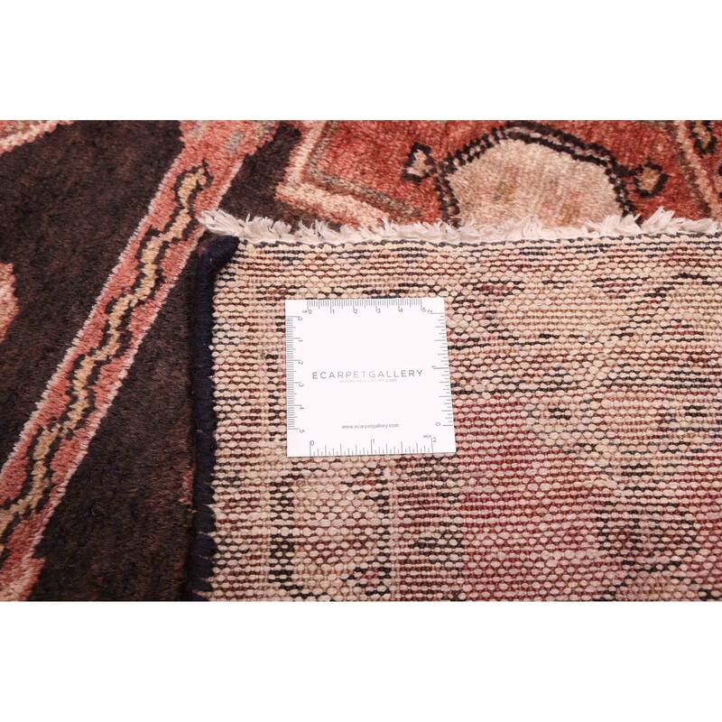 ECARPETGALLERY Hand-knotted Konya Anatolian Black, Red Wool Rug - 3'8 x 9'11